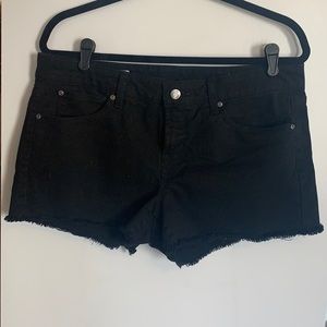 Gap black jean summer cut-offs size 12/31